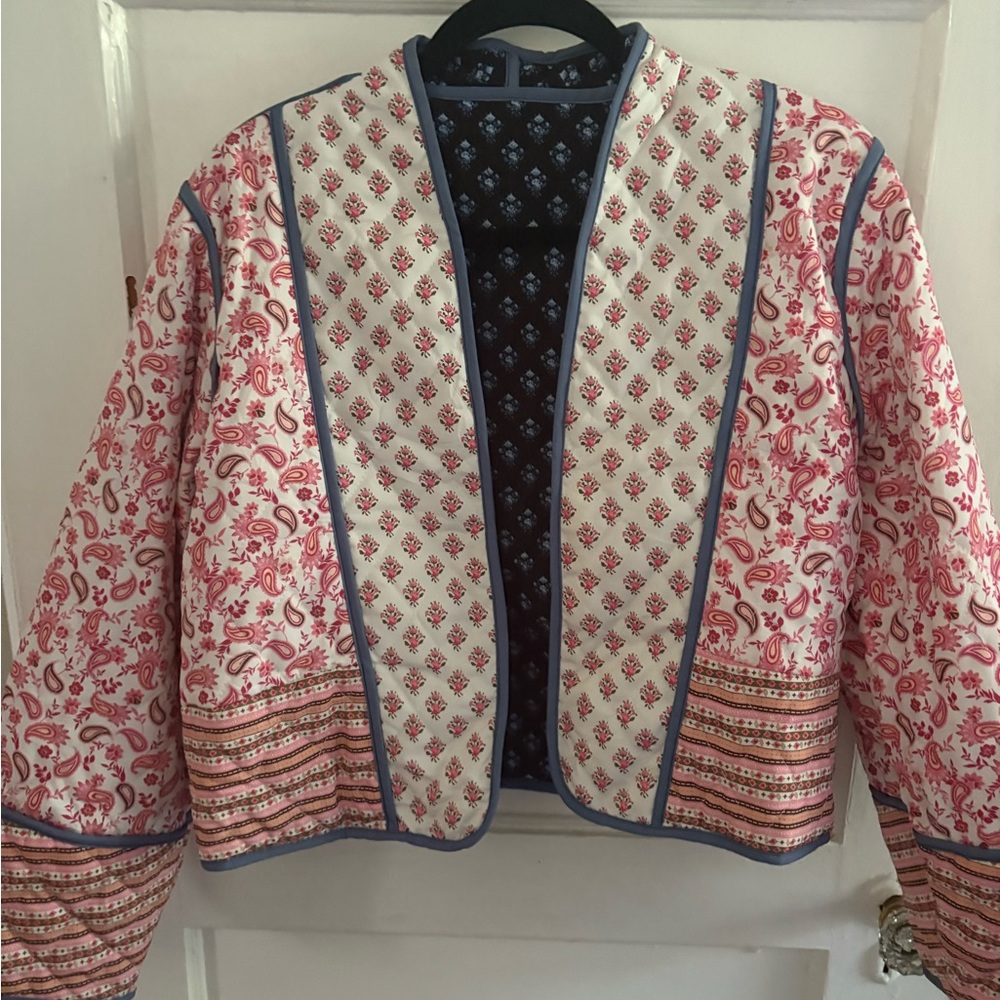 Amazon Women's Multicolor Patterned Blazer